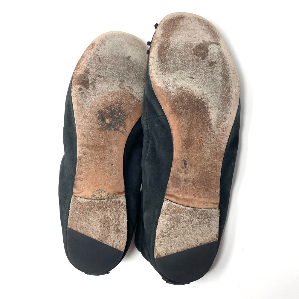 COACH black leather ballet flats, size 9 - Picture 11 of 11